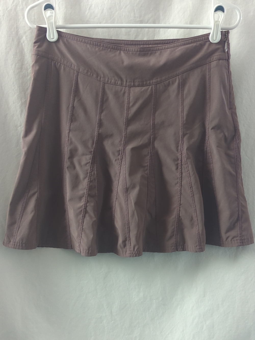 Athleta Wear About Pleated Tennis Skort Size 4 Mink Mauve Purple Brown Active